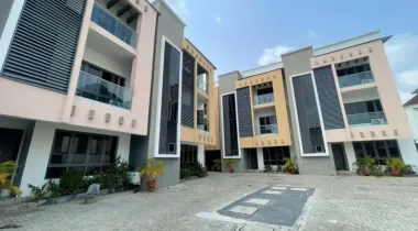 5 Units of 4-Bedroom Terrace + 1 Room Service Quarter Each  Location: Banana Island