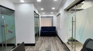 Service and functional  2000 sqm massive office building, furnished with modern high quality furniture, multiple office spaces, detached staff quarters etc is up for LEASE — Ready to move in