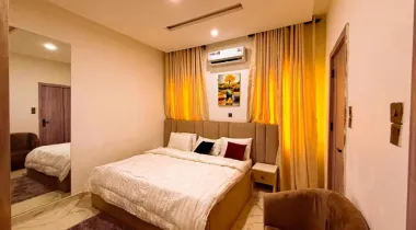 Exotically finished and smartly furnished 3bedroom terrace duplex is up for LEASE — Ready to move in  *Rent: 10m*
