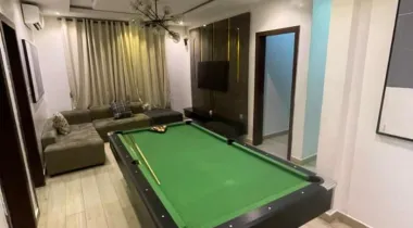 Well built and solid 5bedroom FURNISHED detached duplex with a BQ is up for LEASE — Ready to move in