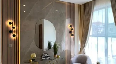 Well built and solid 5bedroom FURNISHED detached duplex with a BQ is up for LEASE — Ready to move in