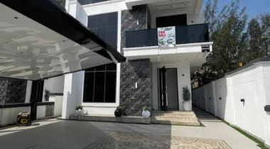 5 Bedroom Detached Duplex with Cinema, Swimming Pool, BQ  located in a serene neighborhood.