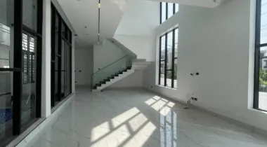 5 Bedroom Detached Duplex with Swimming Pool, BQ  located in a serene neighborhood.