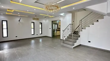 EXQUISITELY FINISHED LUXURY 4 BEDROOM FULLY DETACHED DUPLEX WITH  BQ, SWIMMING POOL, LAUNDRY ROOM AND It HAS A 3 LIVING ROOM AND A GATEHOUSE