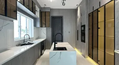 EXQUISITELY FINISHED LUXURY 5 BEDROOM FULLY DETACHED DUPLEX WITH  BQ, SWIMMING POOL, GAZEBO, CINEMA, GYM HOUSE AND A ROOFTOP TERRACE, IT  ALSO A WATERFRONT PROPERTY