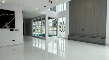 EXQUISITELY FINISHED LUXURY 5 BEDROOM FULLY DETACHED DUPLEX WITH  BQ, SWIMMING POOL, GAZEBO, CINEMA, GYM HOUSE AND A ROOFTOP TERRACE, IT  ALSO A WATERFRONT PROPERTY