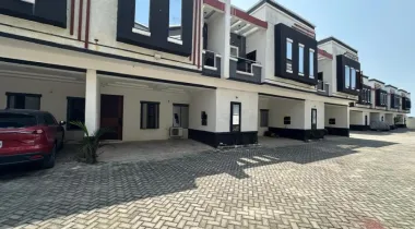 Brand New and Spacious 4 Bedroom Terrace Duplex &amp; 2 bedrooms with Swimming pool and playground in Pantheon Bridge, Orchid Road before Couplag Gardens, Lekki-Lagos Lagos.