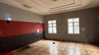 4 bedrooms plus BQ fully detached and self compound Massive and strongly built duplex