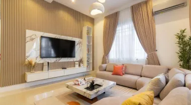 Fully furnished 4bedroom semi detached house with a room bq for rent