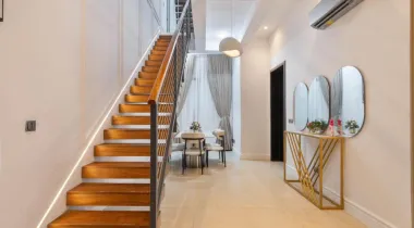 Fully furnished 4bedroom semi detached house with a room bq for rent