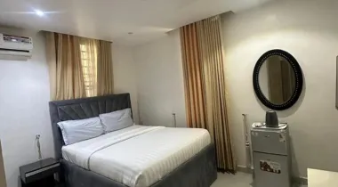 Fully  furnished 2 bedroom flat apartment with a spacious bq