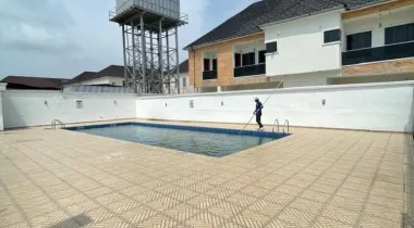 Serviced 3 Bedroom Miniflat Terrace Duplex with Security post, Swimming pool, Gym &amp; play Ground