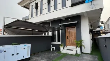 FULLY FURNISHED  4 BEDROOM DUPLEX WITH BQ (PRIVATE COMPOUND)