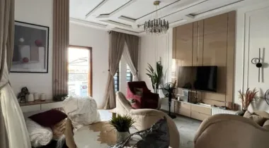FULLY FURNISHED  4 BEDROOM DUPLEX WITH BQ (PRIVATE COMPOUND)