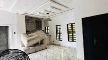 3 BEDROOM SEMI DETACHED DUPLEX WITH BQ AT ATICAN BEACH ESTATE BESIDE COSTAL ROAD LEKKI