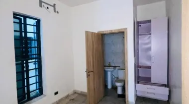 4 Bedroom semi detached duplex with bq  Available for rent  Rent: 9m