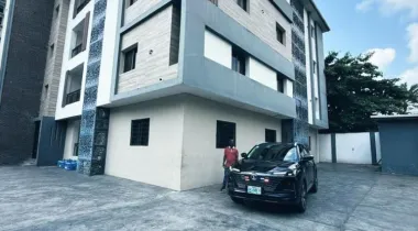 FULLY SERVICED AND FULLY FURNISHED THREE (3) BEDROOM APARTMENT WITHOUT NO ROOM BOYS QUARTER IN A SERENE ENVIRONMENT WITH SWIMMING POOL