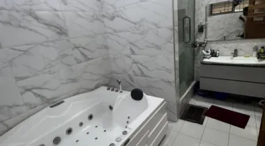 5 bedroom fully detached duplex with BQ and security post all rooms ensuite, comes with inverter and generator.