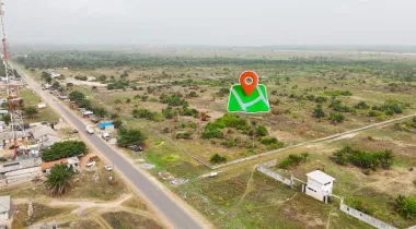 Ocean view land in Ibeju Lekki, right beside La Campagne Tropicana, with smooth access from the Lekki Epe Expressway and positioned within the growth corridor around the Dangote Refinery, Lekki Deep Sea Port, and Lekki Free Trade Zone.