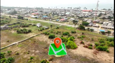 Ocean view land in Ibeju Lekki, right beside La Campagne Tropicana, with smooth access from the Lekki Epe Expressway and positioned within the growth corridor around the Dangote Refinery, Lekki Deep Sea Port, and Lekki Free Trade Zone.