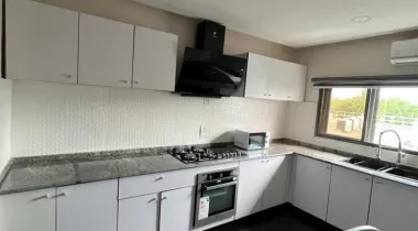 FULLY SERVICED AND FULLY FURNISHED THREE (3) BEDROOM APARTMENT WITHOUT NO ROOM BOYS QUARTER IN A SERENE ENVIRONMENT WITH SWIMMING