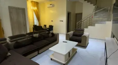 Furnished 4bed Semi Detached Duplex with bq (self compound)