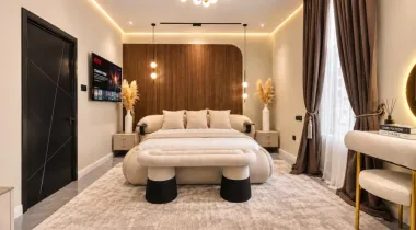 A brand new Luxury 4Bedroom Private compound with Bathtub, Outdoor lounge,Table tennis, PS5, Dishwasher, CCTV and Balconies