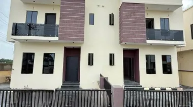 4 BEDROOM SEMI DETACHED DUPLEX WITH  BQ AT AJAH LEKKI