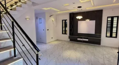 4 BEDROOM SEMI DETACHED DUPLEX WITH  BQ AT AJAH LEKKI