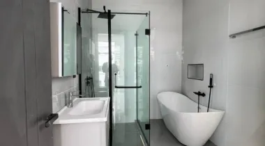 Contemporary 5 bedroom detached with pool, office/study, cinema, gym, rooftop terrace &amp; bq in a secure estate