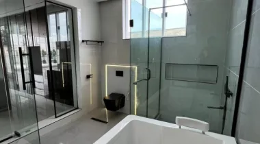 Contemporary 5 bedroom detached with pool, office/study, cinema, gym, rooftop terrace &amp; bq in a secure estate