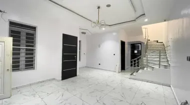 4 bedroom semi-detached ALONE IN A COMPOUND duplex with BQ and a security house at chevron Lekki Lagos.