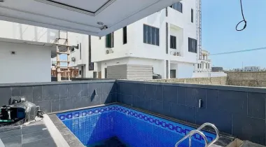 📍IKATE LEKKI | 5 BED | N850M 5 BEDROOM FULLY DETACHED HOME WITH ELEVATOR, SWIMMING POOL, GYM , CINEMA , ROOF TOP TERRACE FOR SALE