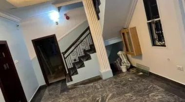 5 bedroom fully detached duplex  With an attached bungalow bq (a room &amp; parlor ) at the back 