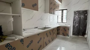 Self compound 4 bedroom terrace duplex with bq in a secure location