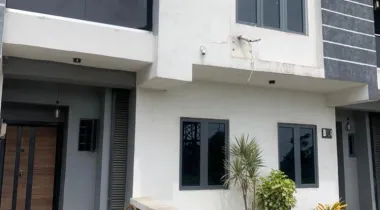 three bedroom terrace duplex in a secured estate on Abraham Adesina road ajah