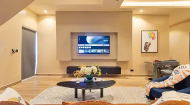 Book this Beautiful 😍…Cozy and Luxurious 🥰 One Bedroom Loft Apartment.  🌱With Swimming pool 🏊‍♀️ ,  🌱PS5.