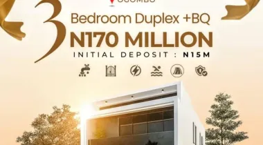 Discover refined living in this 2, 3 and 4-Bedroom Fully Detached Duplex, meticulously designed for comfort, privacy, and sophistication. Set within a secure and well-planned environment in Ogombo, this home offers the perfect blend of luxury and functionality for discerning homeowners.