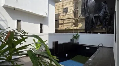 EXQUISITELY FINISHED LUXURY  6 BEDROOM FULLY DETACHED DUPLEX WITH ROOFTOP TERRACE FRONT &amp; BACK, SWIMMING POOL, GYM, CINEMA, PENT FLOOR KITCHENETTE, HOME OFFICE, BOX ROOM AND BQ etc. Siting on 420sqm