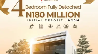 Discover refined living in this 2, 3 and 4-Bedroom Fully Detached Duplex, meticulously designed for comfort, privacy, and sophistication. Set within a secure and well-planned environment in Ogombo, this home offers the perfect blend of luxury and functionality for discerning homeowners.