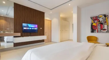 My lovely 🥰 2 bedroom apartment  with a  *rooftop pool 🏊‍♂️ *Gym *PS5 Location: Lekki phase 1