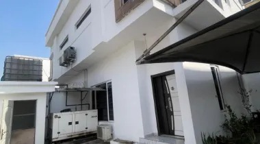 4 bedroom semi detached duplex with Bq  Location: osapa London estate is available for rent .