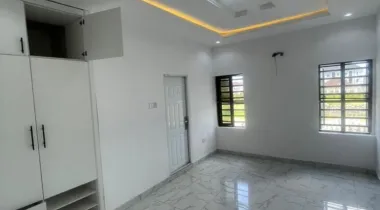Two bedroom flat for rent at location: sangotedo
