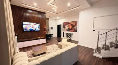 Fully furnished 4bedroom terrace duplex with 5kv solar