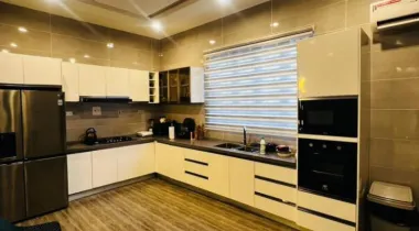 5 BEDROOM LUXURY FURNISHED BEDROOM FULLY-DETACHED DUPLEX WITH OFFICE &amp; BQ