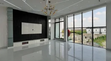 📍AJAH LAGOS | 5 BED | N300M CONTEMPORARY DESIGNED 5 BEDROOM FULLY DETACHED DUPLEX WITH SWIMMING POOL , GYM , BQ FOR SALE‼️