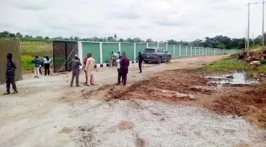 Entrance into the estate picture