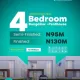 3/4 BEDROOM BUNGALOW WITH PENTHOUSE/FULLY DETACHED DUPLEX OFF-PLAN AT ABRAHAM ADESANYA AJAH FOR SALE