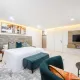 FULLY SERVICED AND FULLY FURNISHED THREE (3) BEDROOM APARTMENT WITHOUT NO ROOM BOYS QUARTER IN A SERENE ENVIRONMENT WITH SWIMMING POOL