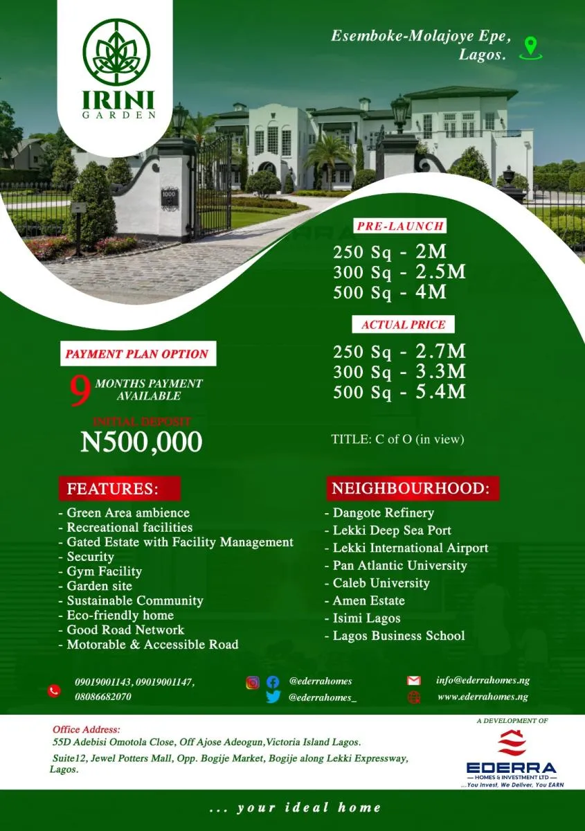 nigerian real estate lagos property land housing hoouses premium property houses lagos nigeria real estate